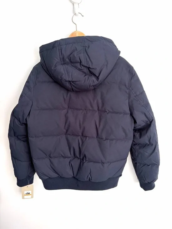 Levi’s Hooded Quilted Puffer Jacket – Navy – Bomber Style – Size S - NWT - Picture 2 of 15